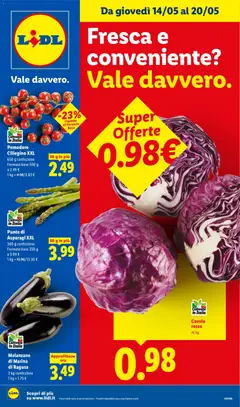 Anteprima dell'opuscolo Lidl volantino Fresca e conveniente dal negozio Lidl valido da 14/05/2026