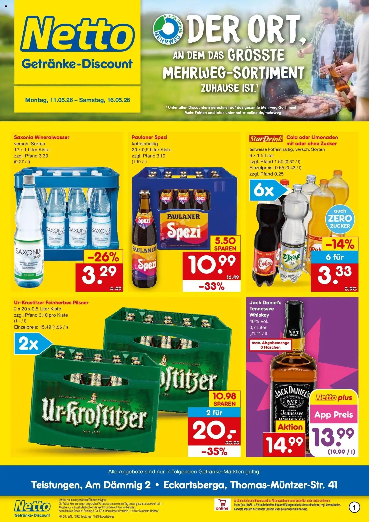 Vorschau von dem Prospekt des Geschäftes Netto Marken-Discount, gültig ab dem 10.05.2026