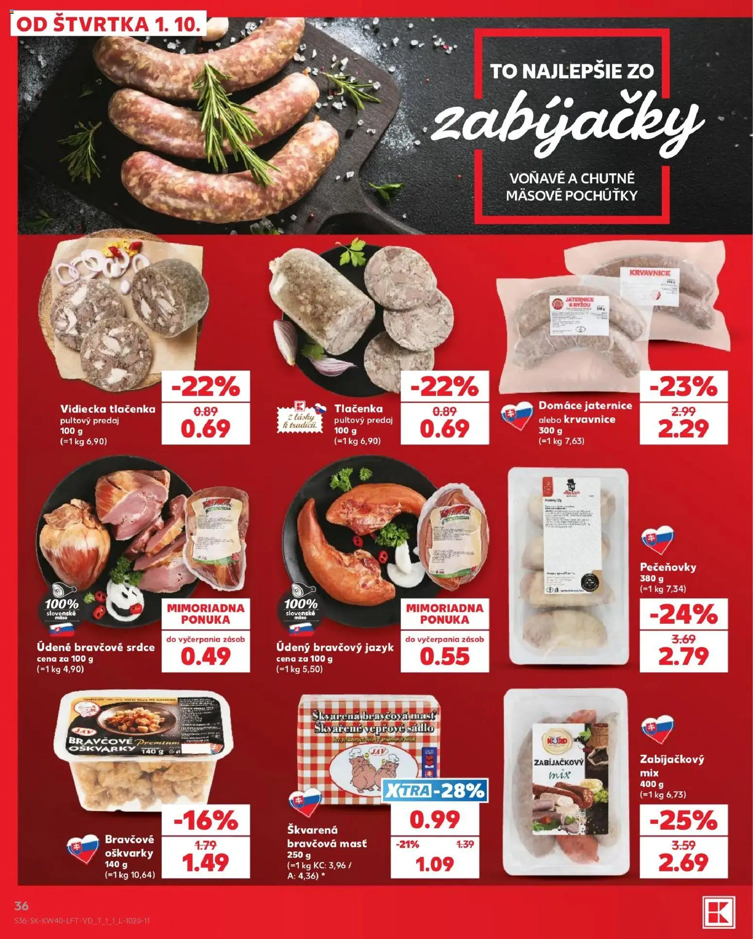 Náhľad Kaufland letáku platného od 01.10.2026