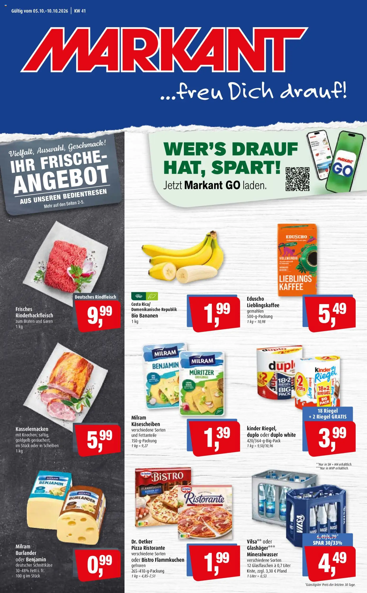 Vorschau von dem Prospekt des Geschäftes Markant, gültig ab dem 05.10.2026