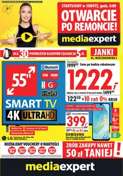 Pogląd gazetki "Mediaexpert promocje - Otwarcie po remoncie Janki" ze sklepu Mediaexpert ważnej od 16.05.2026
