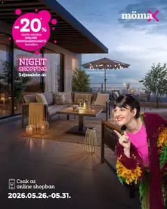 Mömax - Mömax Night Shopping megtekintése, amely érvényes 2026.05.26.-től