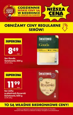 Pogląd gazetki "Biedronka gazetka - Sery" ze sklepu Biedronka ważnej od 19.10.2026