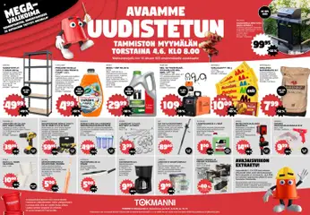 Kaupan Tokmanni Tokmanni tarjoukset - Tammiston avaus esikatselu, voimassa 04/06/2026
