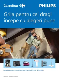 Previzualizarea de cataloage: Carrefour Carrefour Catalog Philips valabil de la 19.08.2026