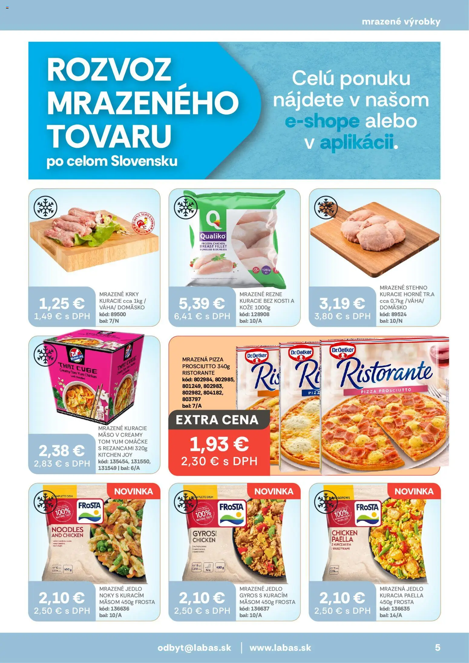 Náhľad Labaš letáku platného od 11.09.2026 - Pizza, Mäso, Gyros, Kuracie mäso, Prosciutto, Rezne, Mrazená pizza