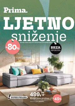 Pregled letka Prima Katalog trgovine Prima vrijedi od 01.08.2026