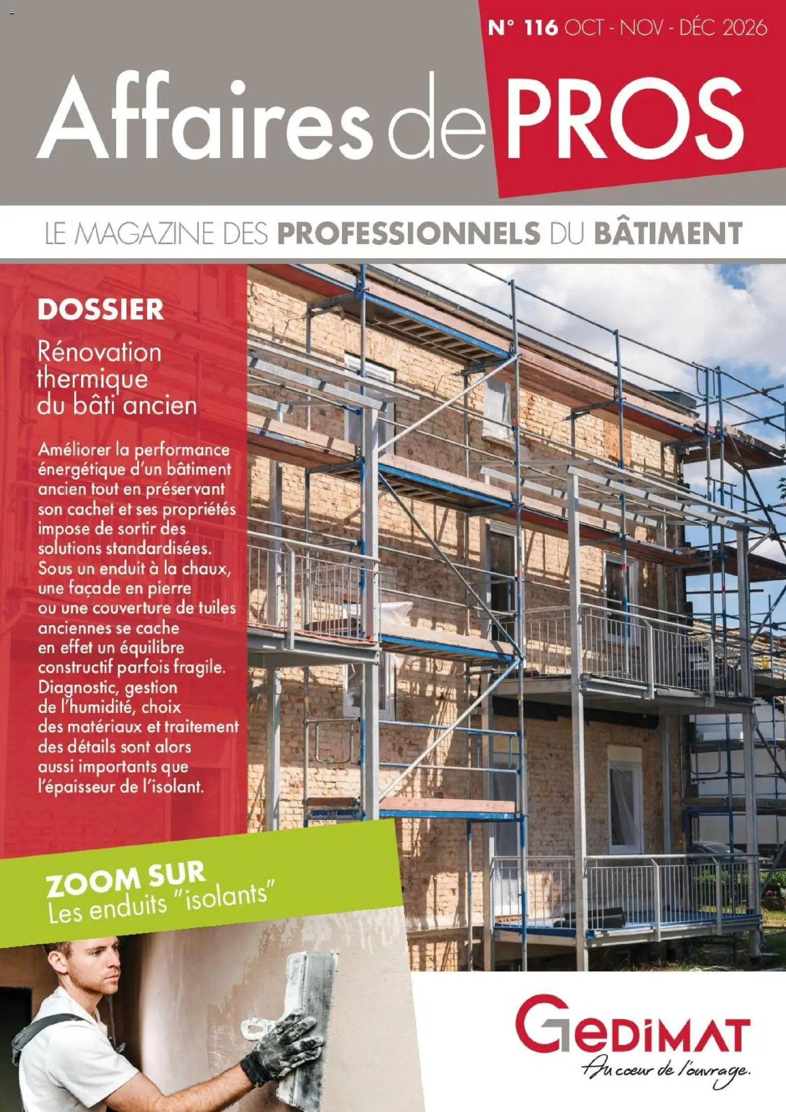 Prévisualisation de Gedimat catalogue du magasin Gedimat formulaire valide 26/10/2026