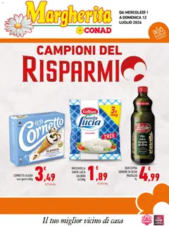 Anteprima dell'opuscolo Conad volantino Margherita Sicilia dal negozio Conad valido da 01/07/2026