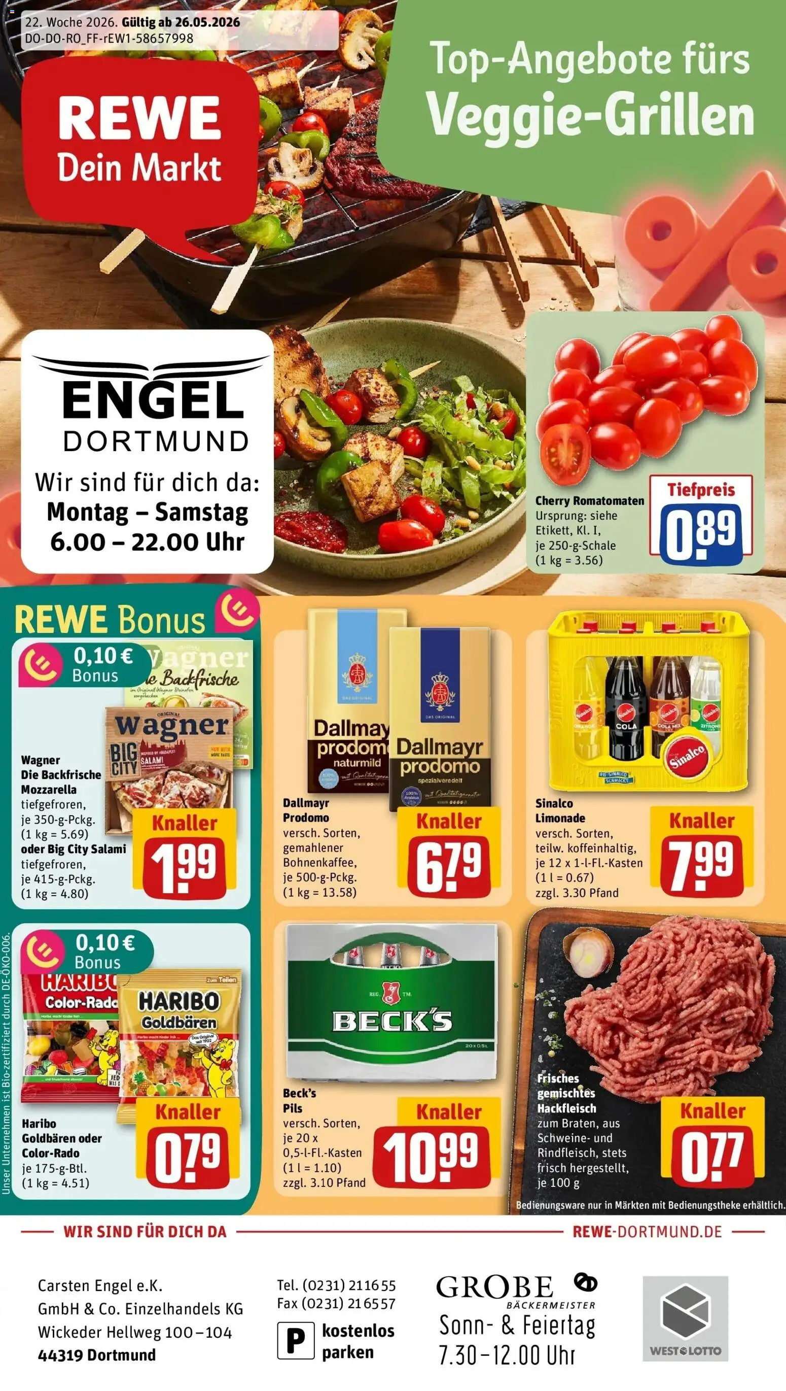 Vorschau von dem Prospekt des Geschäftes Rewe, gültig ab dem 26.05.2026