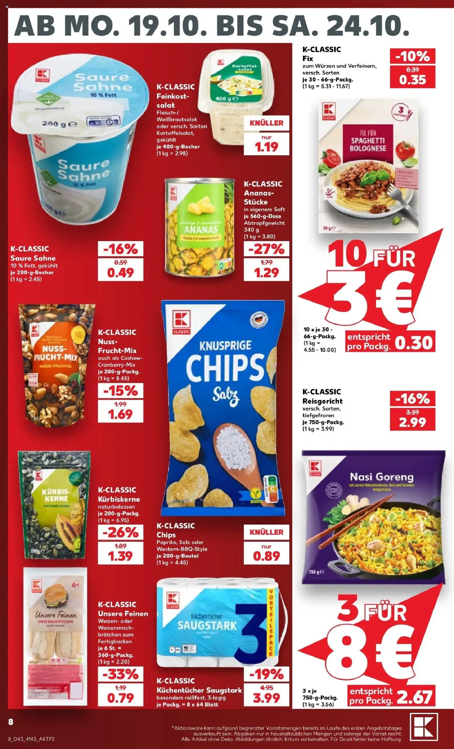 Vorschau von dem Prospekt des Geschäftes Kaufland, gültig ab dem 19.10.2026