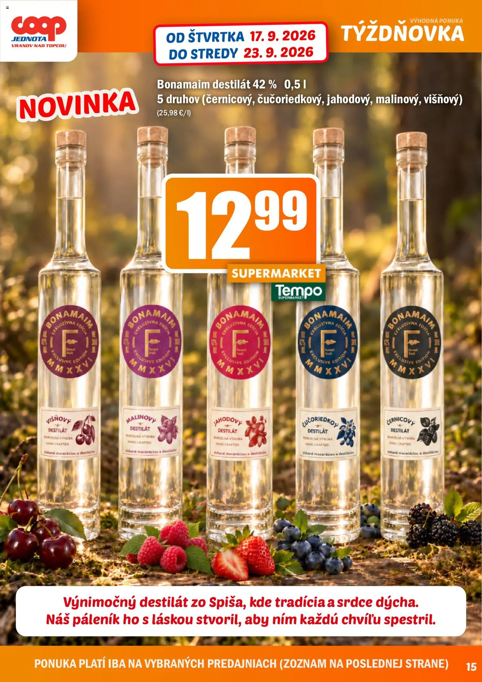 Náhľad COOP Jednota letáku platného od 17.09.2026