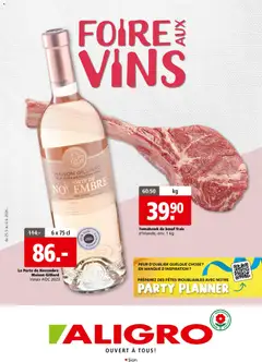 Vorschau des Merkblatts Aligro aktionen Vins Sitten vom Shop Aligro gültig von 25.05.2026 bis 06.06.2026
