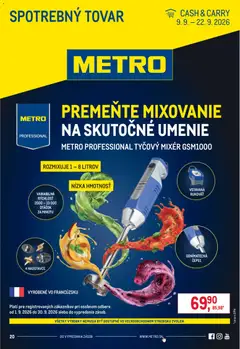 Náhľad Metro letáku platného od 09.09.2026