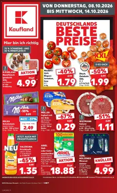 Vorschau von dem Prospekt des Geschäftes Kaufland, gültig ab dem 08.10.2026