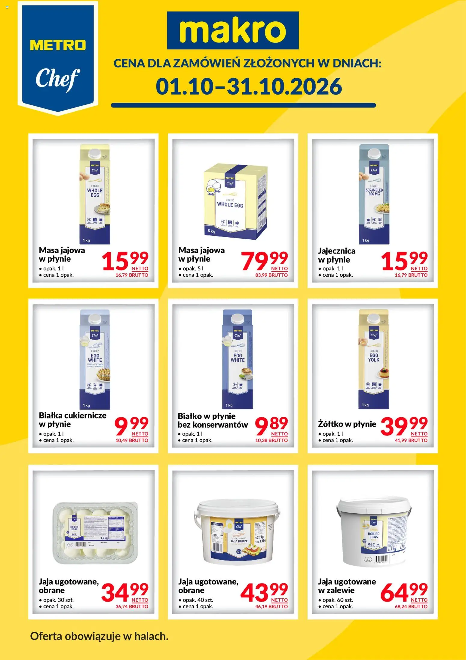 Pogląd gazetki "Makro gazetka - Metro Chef" ze sklepu Makro ważnej od 01.10.2026