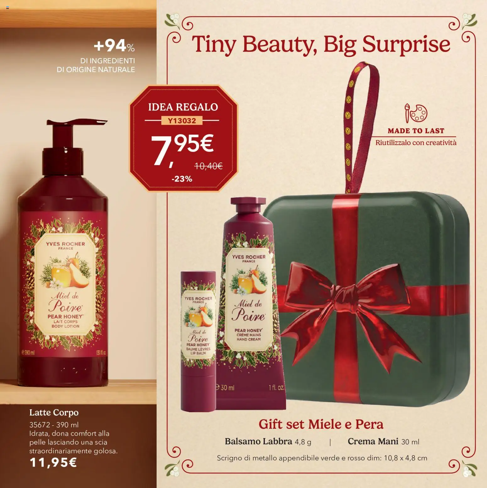 Anteprima dell'opuscolo Yves Rocher catalogo L'atelier Dei Desideri dal negozio Yves Rocher valido da 20/10/2026 - Crema, Miele, Latte, Pera, Balsamo, Ingredienti