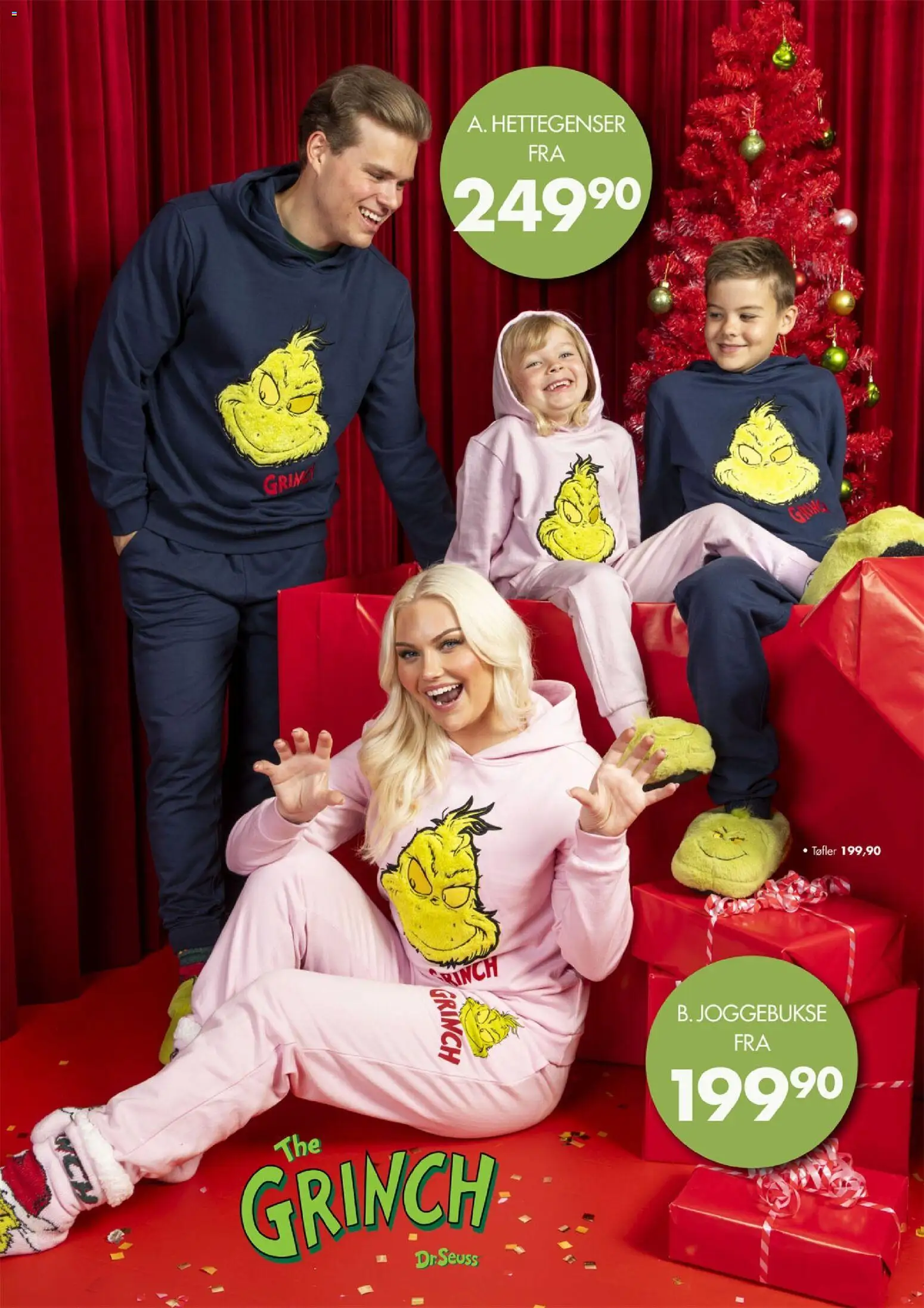 Forhåndsvis Spar Kjøp kundeavis grinch fra butikk Spar Kjøp gyldig fra 27/10/2026 - Hettegenser, Tøfler