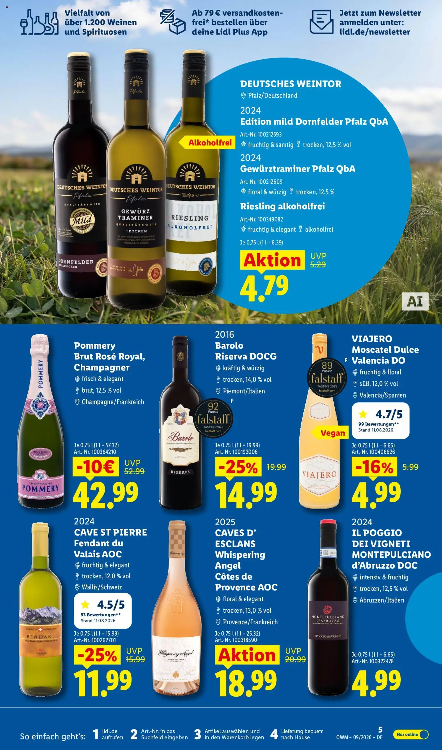 Vorschau von dem Prospekt des Geschäftes Lidl, gültig ab dem 01.09.2026