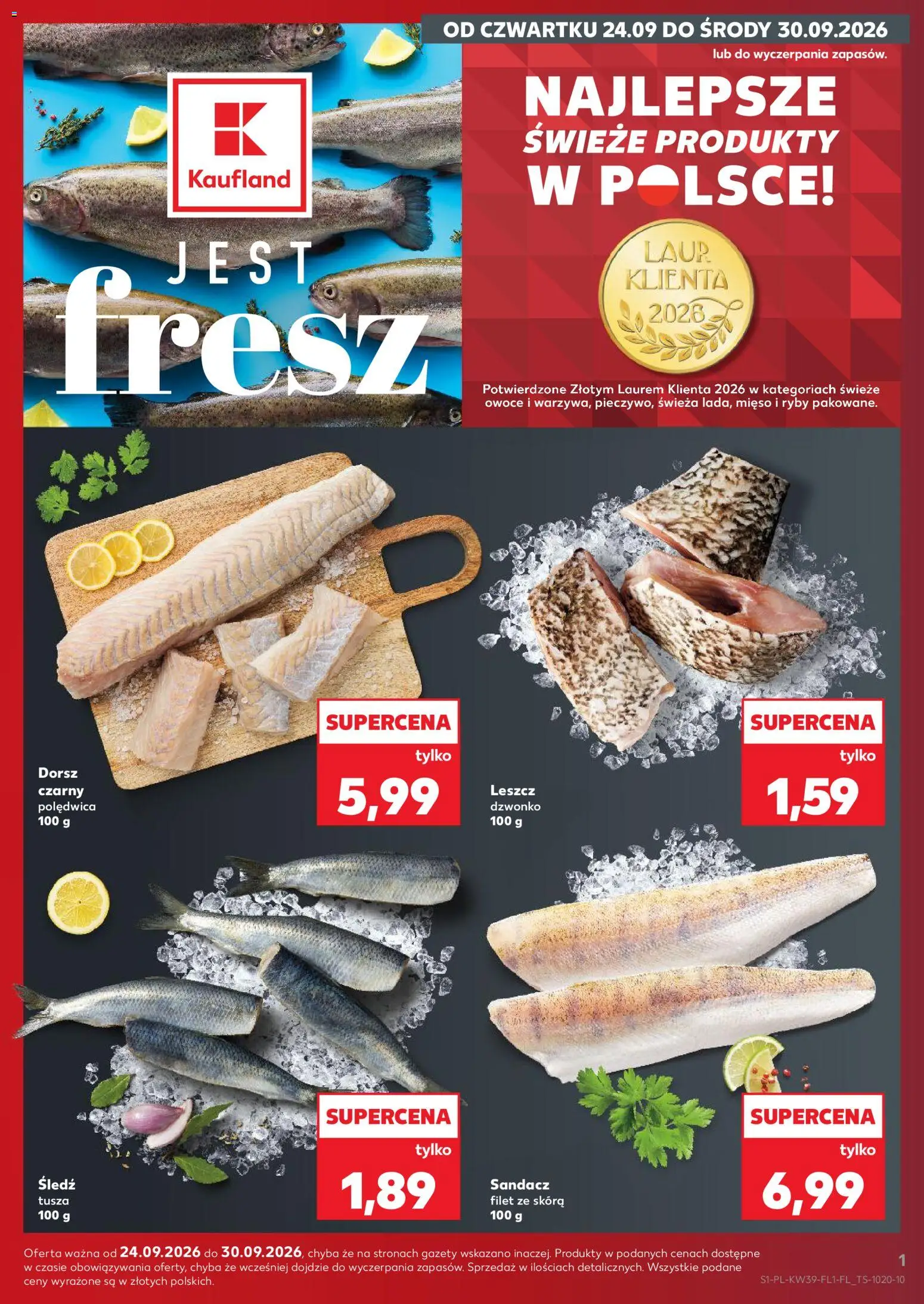 Náhled nabídky: Kaufland Polsko Kaufland Polsko leták - Jest fresz platný od 24.09.2026
