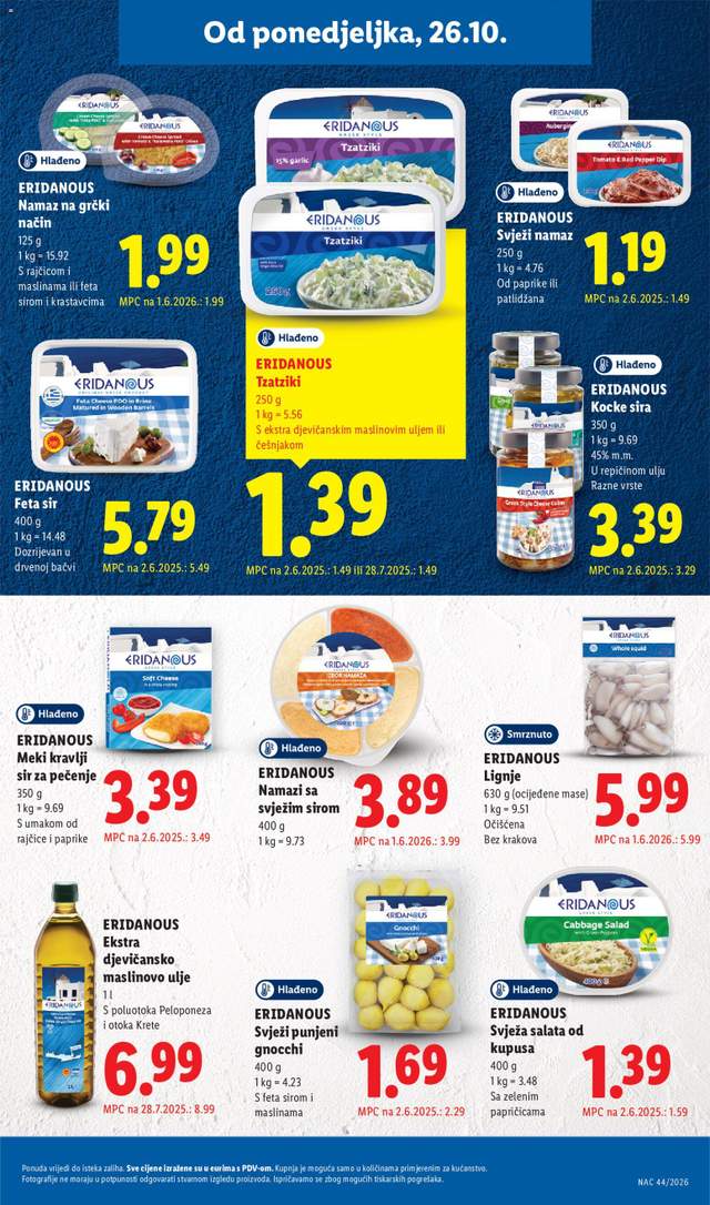 Novi Lidl katalog od 26.10.