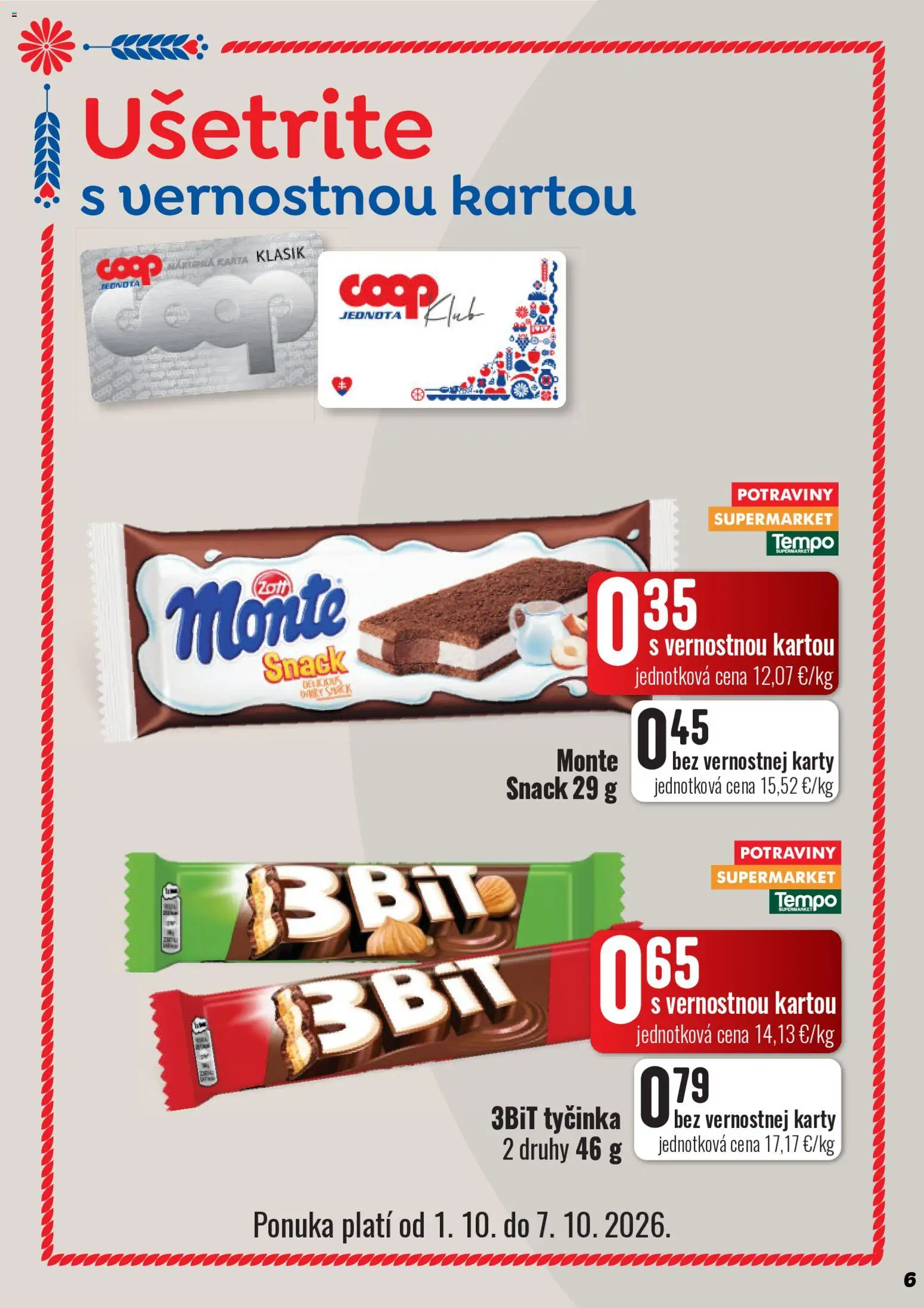 Náhľad COOP Jednota letáku platného od 01.10.2026