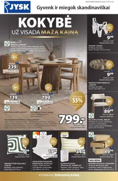 JYSK parduotuvės leidinio JYSK leidinys galiojančio nuo 2026.10.13 peržiūra