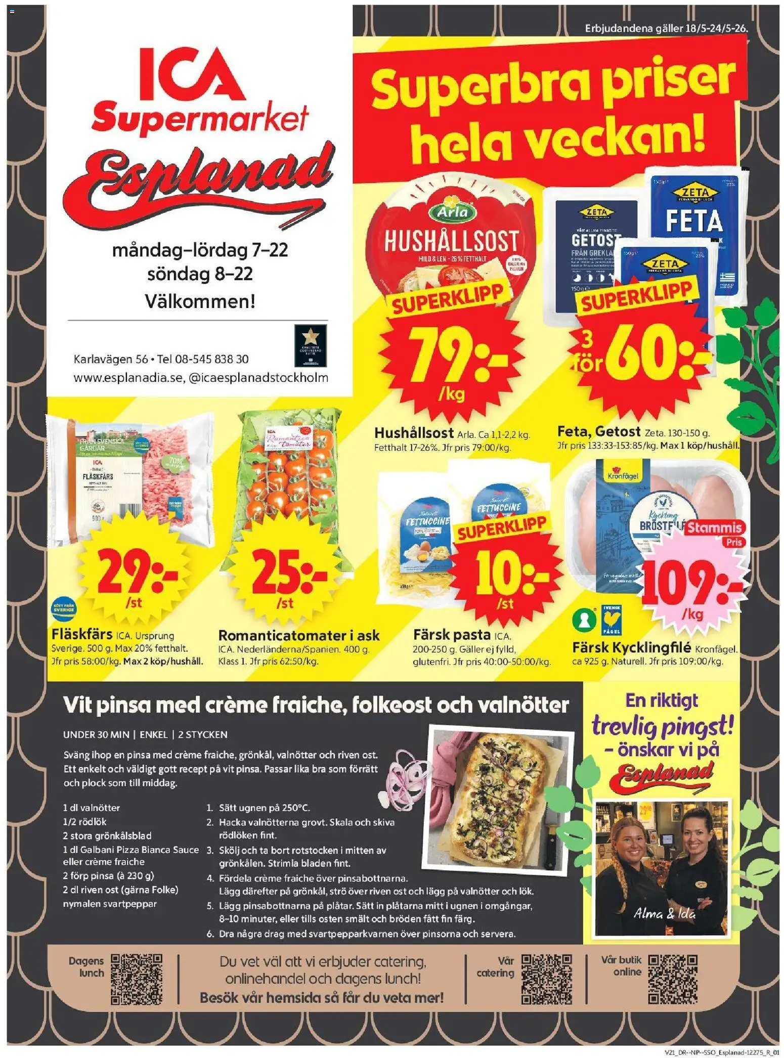 Förhandsgranska reklamblad Stockholm från butik ICA Supermarket gäller från 18/05/2026