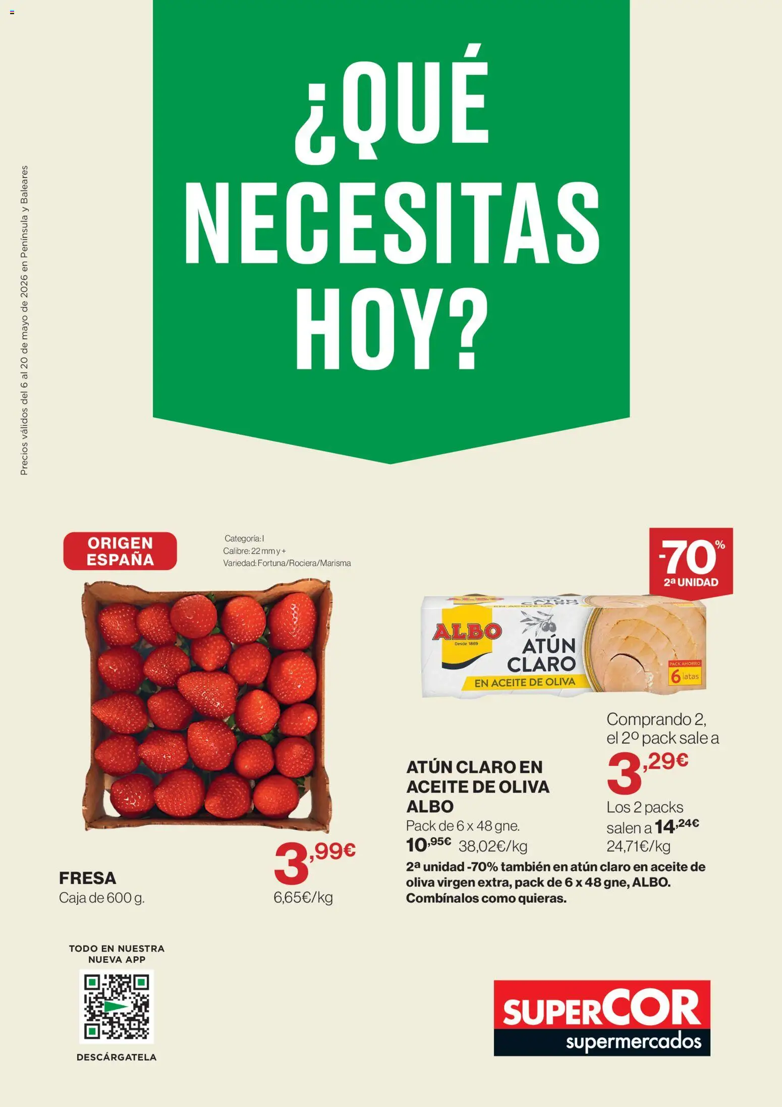 Vista previa del folleto de la tienda Supercor válido desde el 06/05/2026 