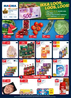 Maxima kliendilehe eelvaade alates 09.06.2026