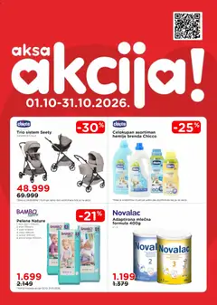 Pregled Aksa kataloga - važi od 01.10.2026
