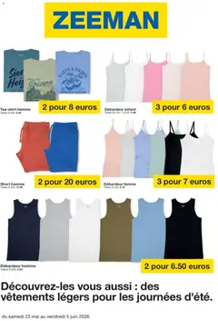 Prévisualisation de Zeeman Publicité du magasin Zeeman formulaire valide 23/05/2026