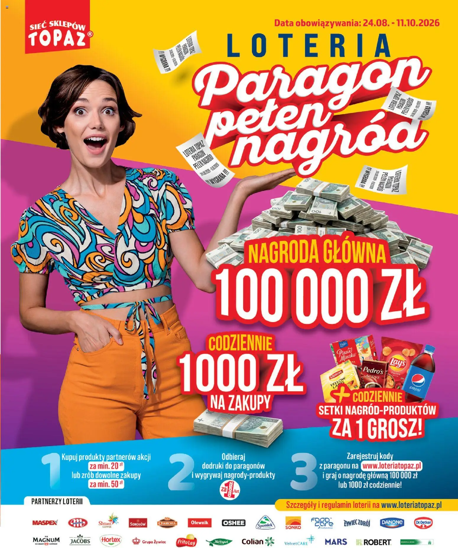 Pogląd gazetki "Topaz gazetka - Express" ze sklepu Topaz ważnej od 10.09.2026