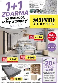 Náhled nabídky: Sconto nábytek Sconto nábytek leták platný od 17.06.2026