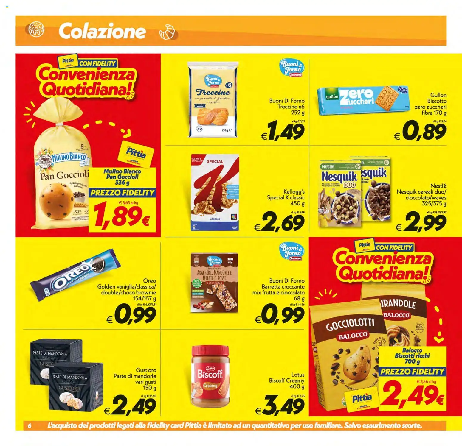 Anteprima dell'opuscolo SuperConveniente volantino Gela, Vittoria dal negozio SuperConveniente valido da 01/09/2026 - Biscotti, Frutta, Mirtilli, Cereali, Mandorle, Oreo, Ingredienti, Barretta