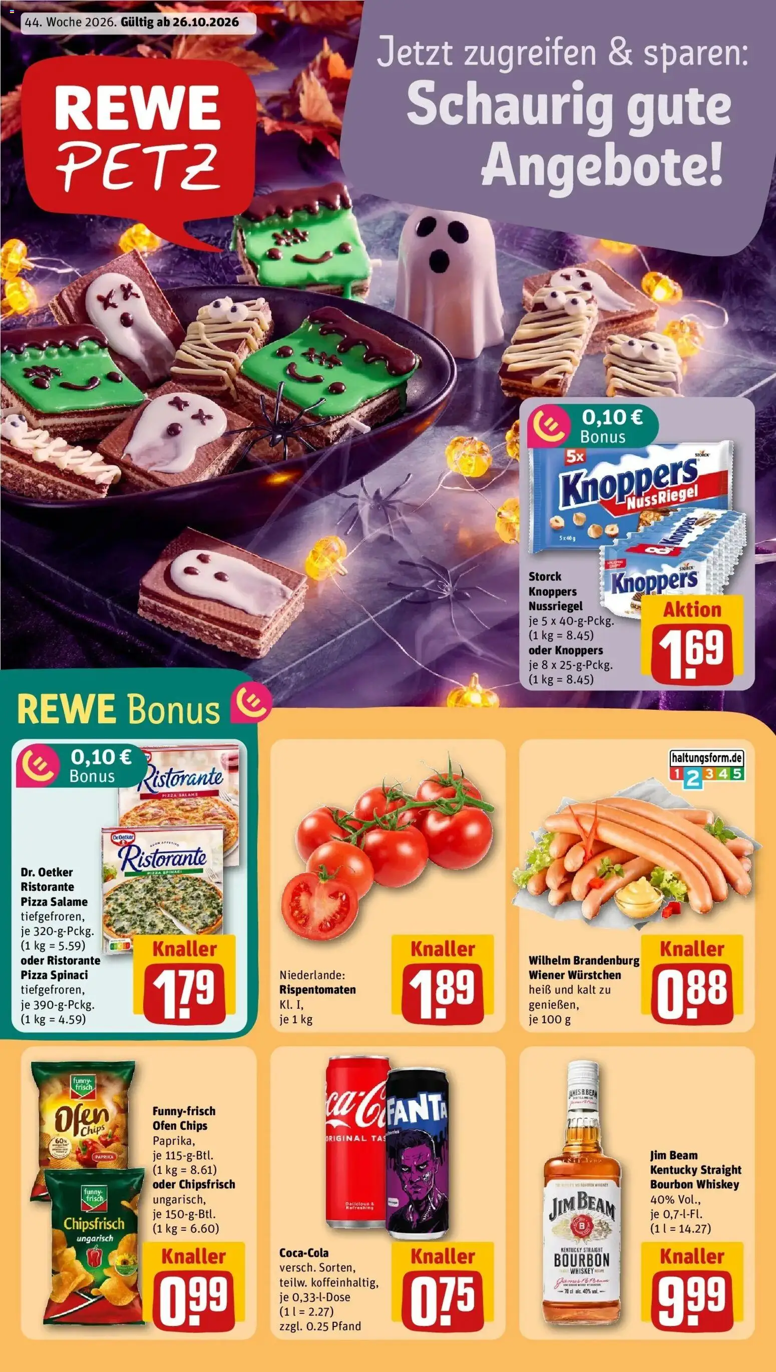 Vorschau von dem Prospekt des Geschäftes Rewe, gültig ab dem 26.10.2026
