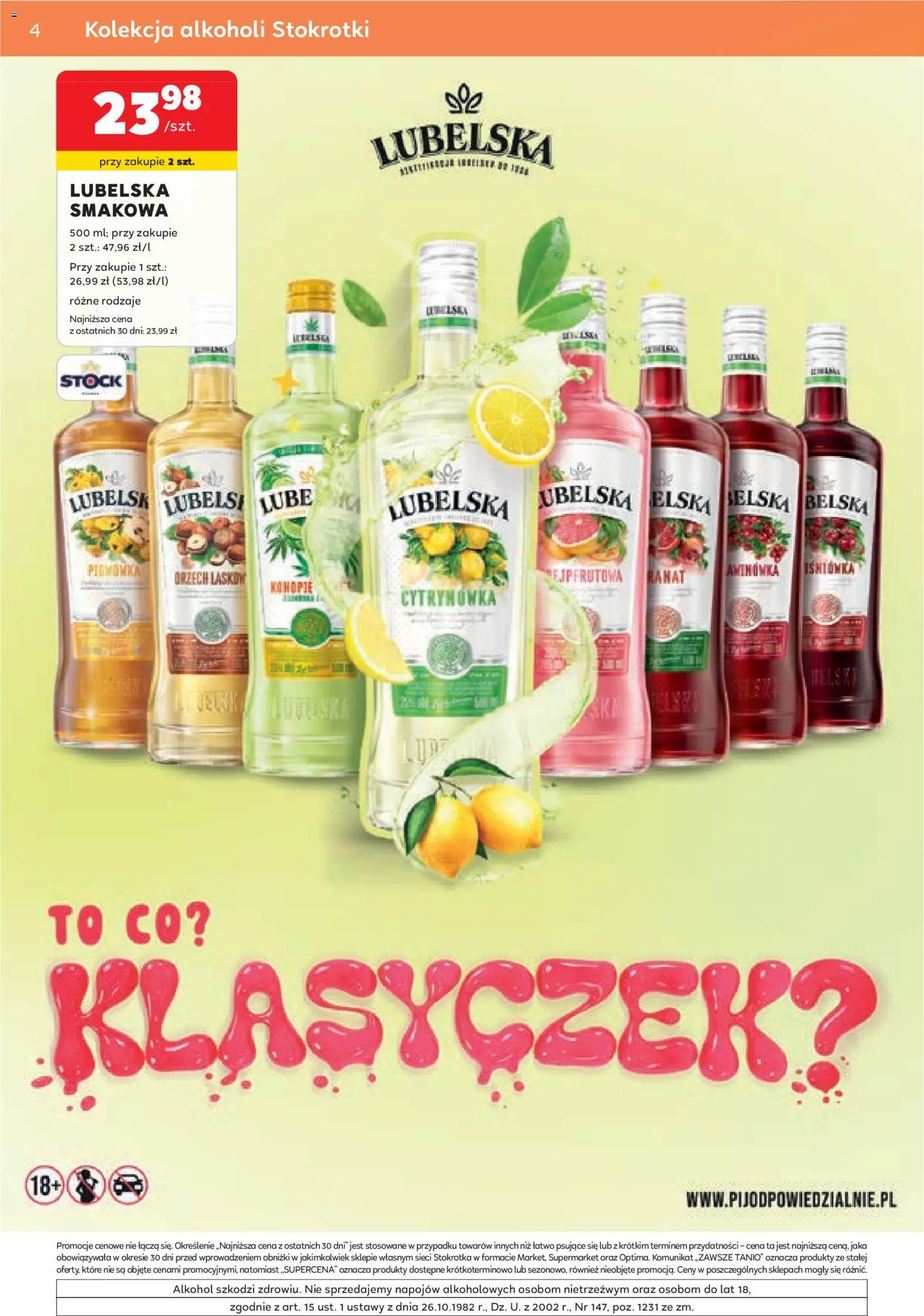 Pogląd gazetki "Stokrotka gazetka - Oferta alkoholowa" ze sklepu Stokrotka ważnej od 01.10.2026 - Stokrotka, Alkohol