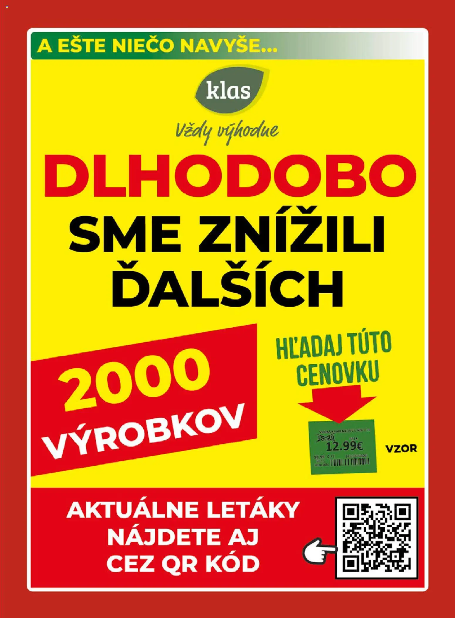 Náhľad Klas letáku platného od 07.09.2026