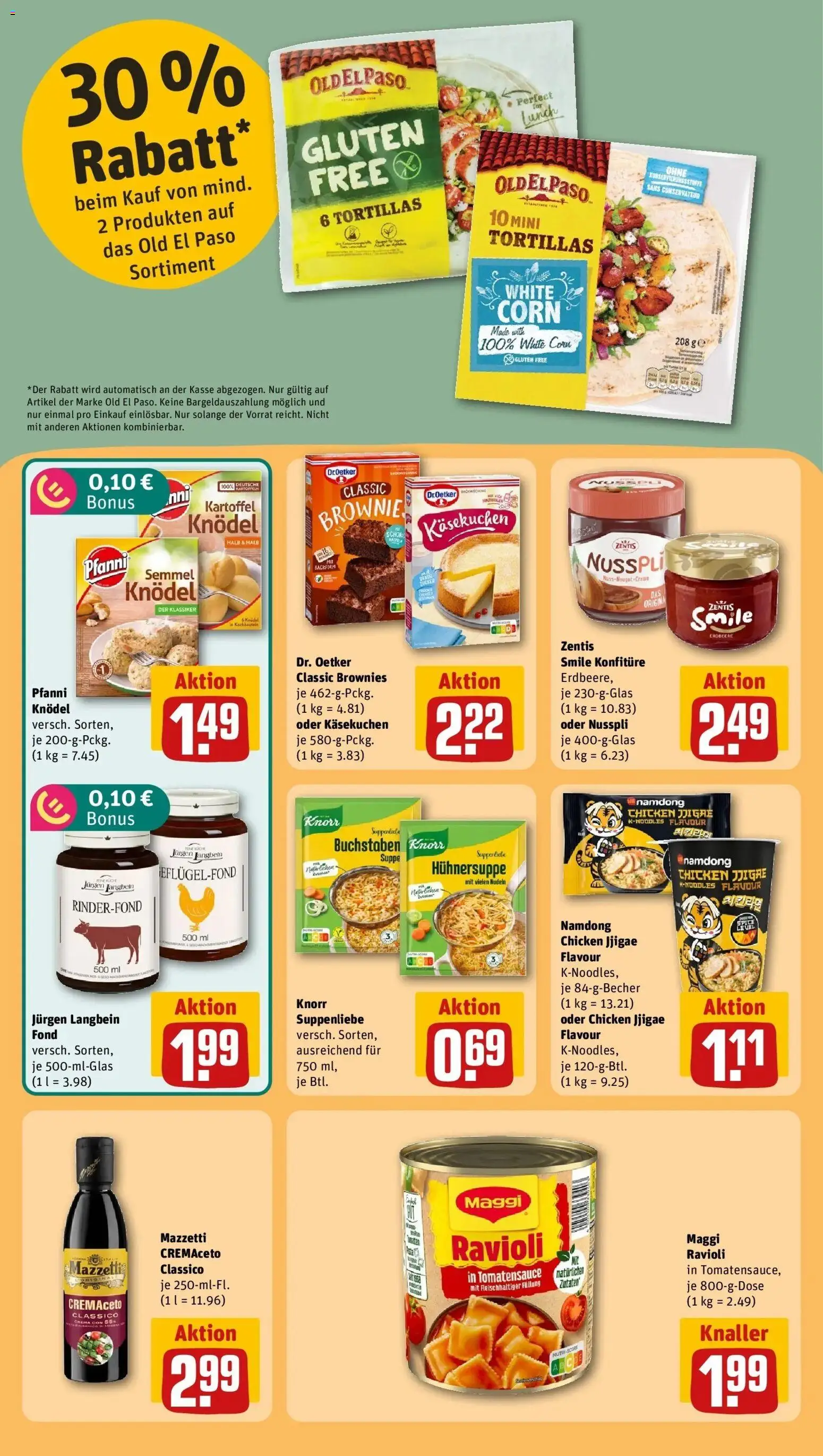 Vorschau von dem Prospekt des Geschäftes Rewe, gültig ab dem 19.10.2026