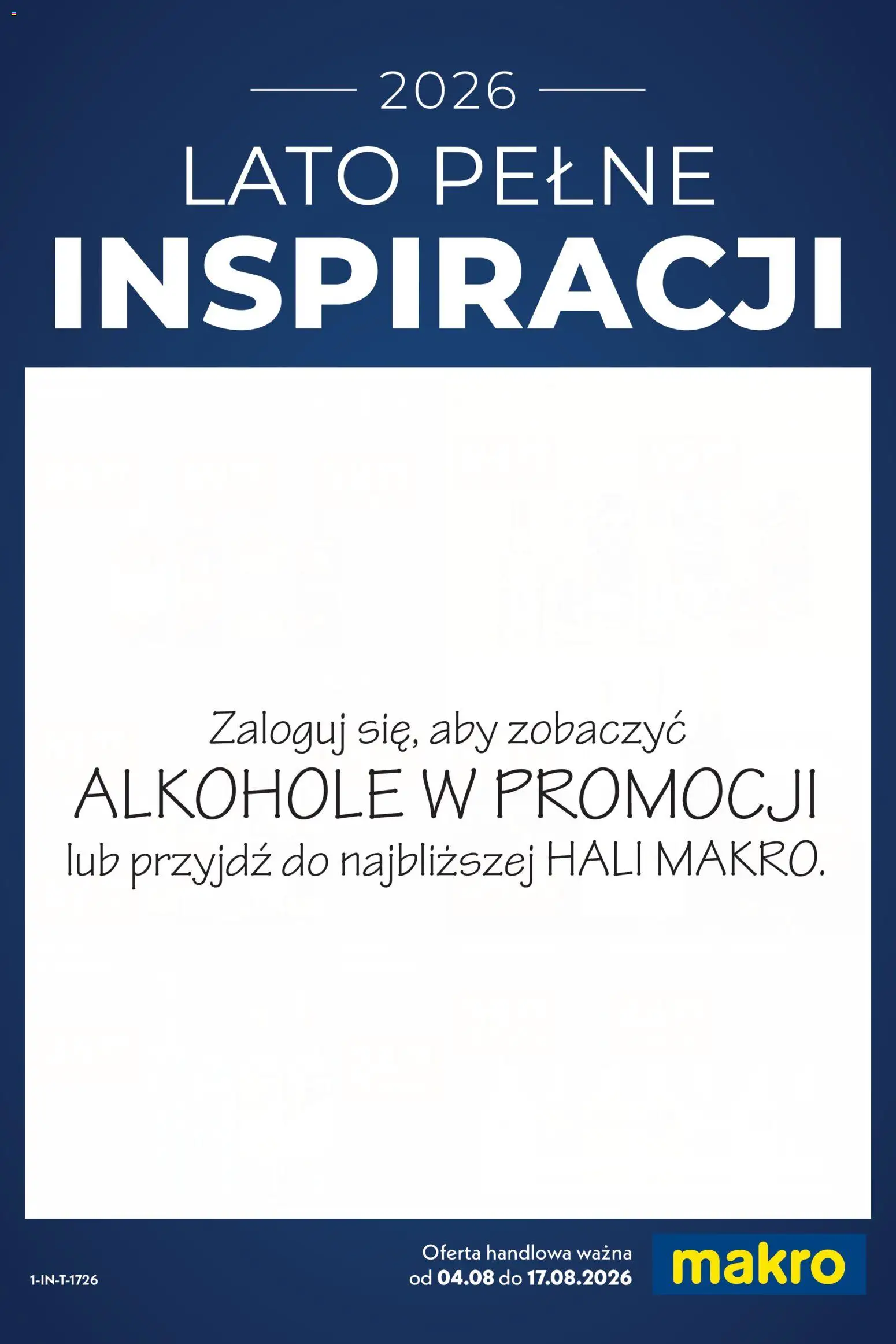 Pogląd gazetki "Makro gazetka - Lato pełne inspiracji" ze sklepu Makro ważnej od 04.08.2026 - Alkohole