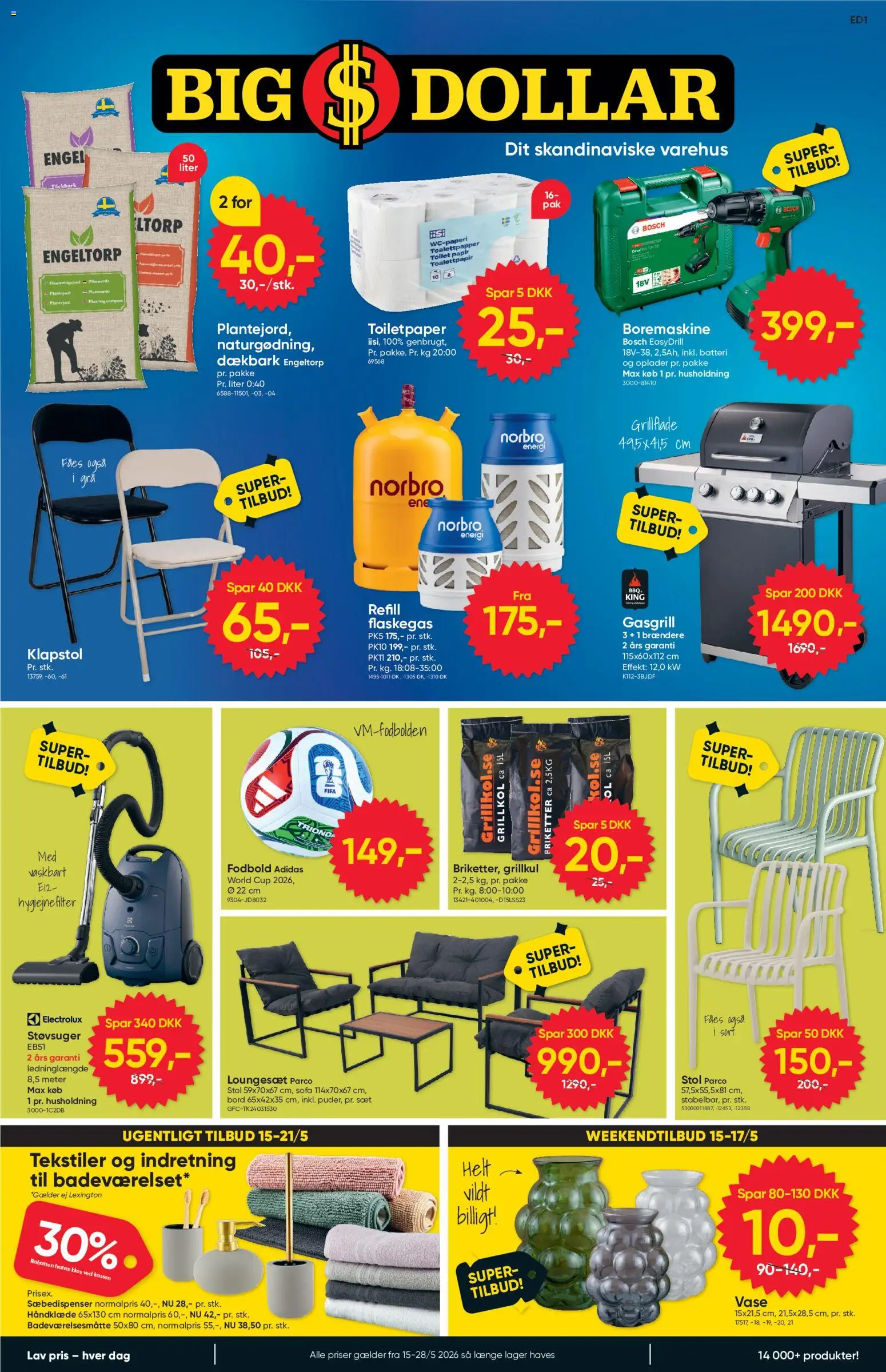 Eksempel på tilbudsavis Bigdollar - Tilbudsavis fra butik Bigdollar gyldig fra 15/05/2026