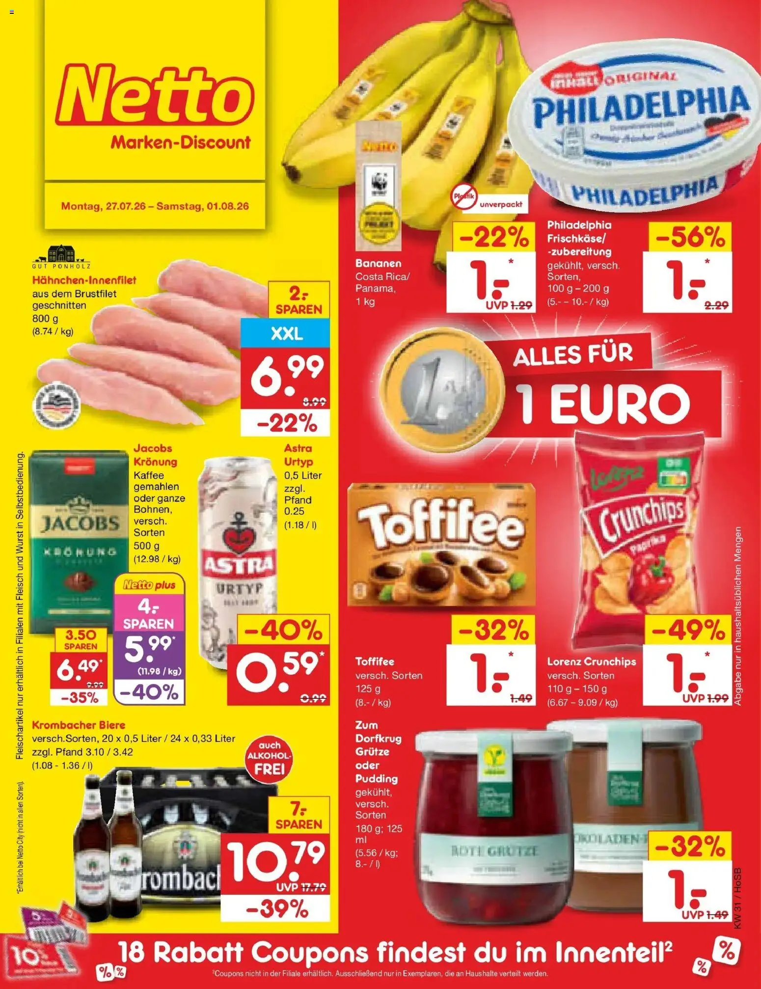 Vorschau von dem Prospekt des Geschäftes Netto Marken-Discount, gültig ab dem 27.07.2026