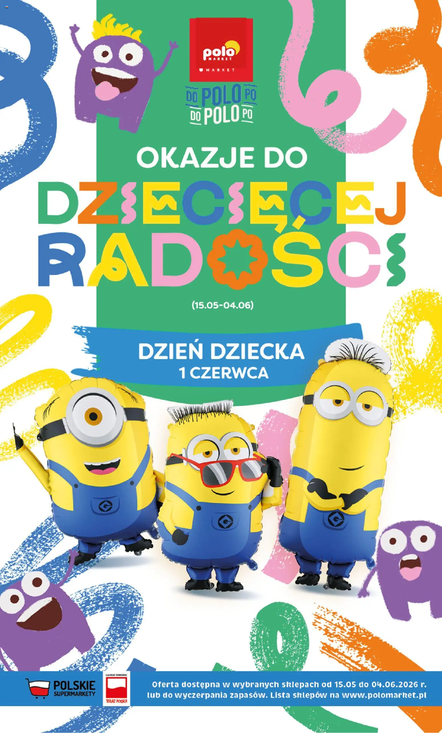 Pogląd gazetki "POLOmarket gazetka - Dzień Dziecka" ze sklepu POLOmarket ważnej od 15.05.2026