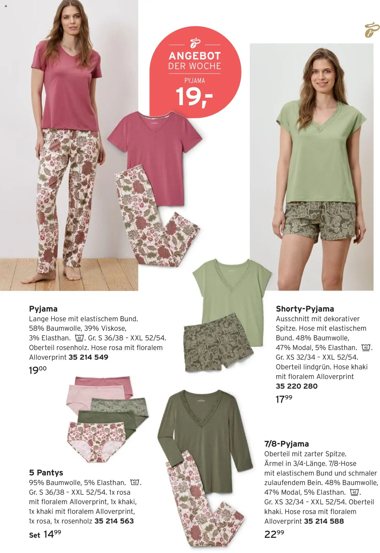 Vorschau von dem Prospekt des Geschäftes Tchibo, gültig ab dem 26.08.2026 - Pyjama, Hose
