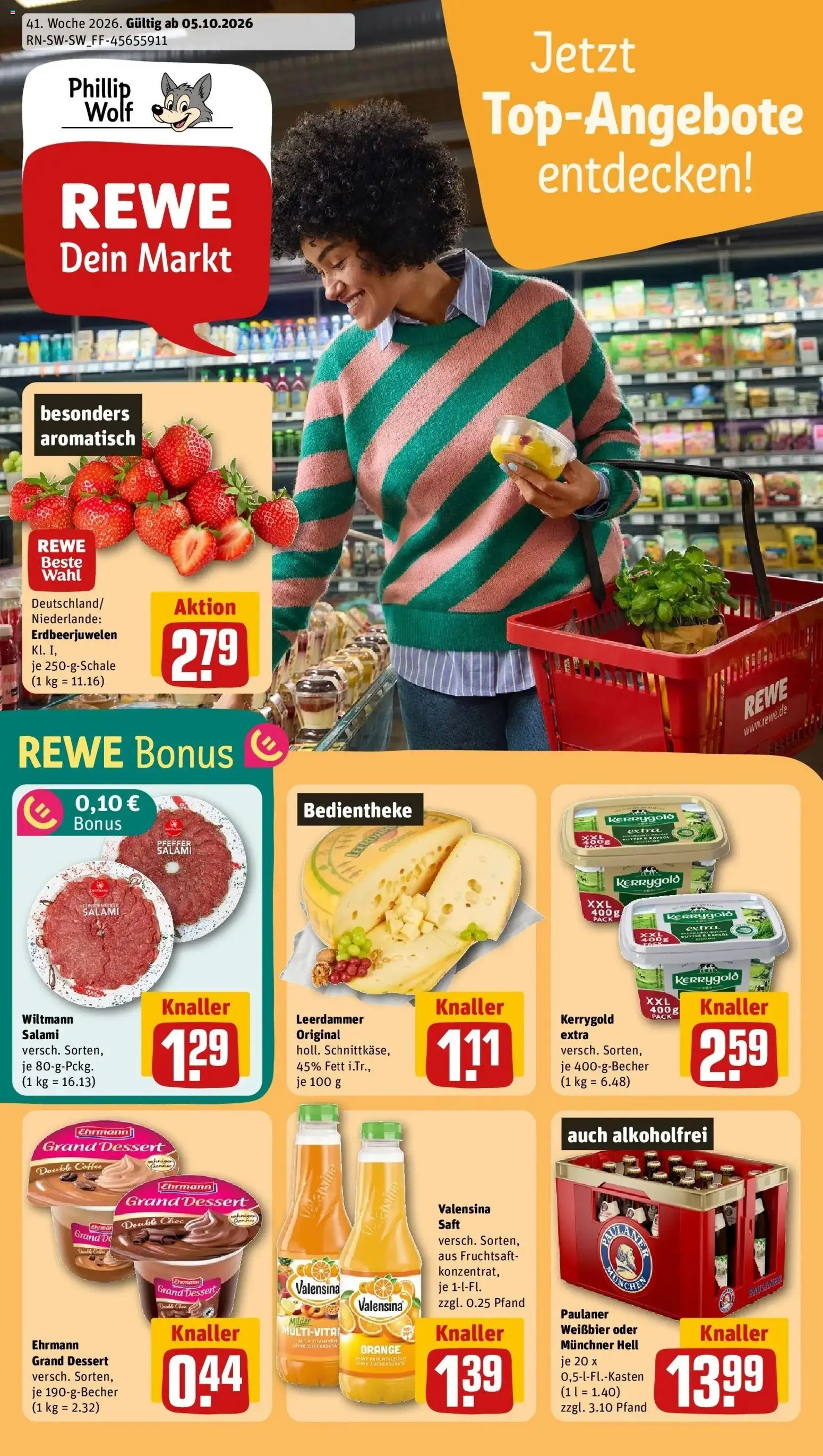 Vorschau von dem Prospekt des Geschäftes Rewe, gültig ab dem 05.10.2026