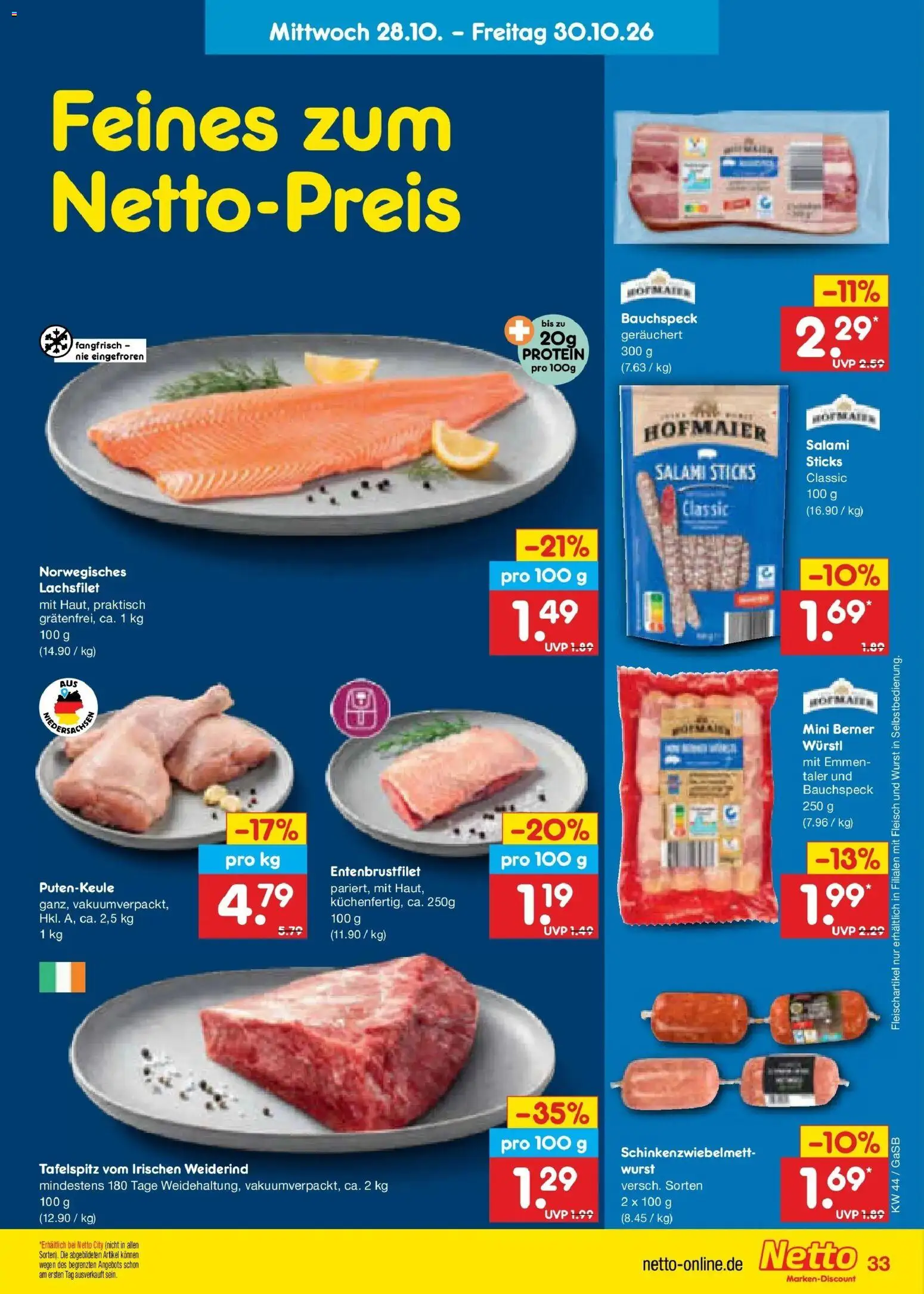 Vorschau von dem Prospekt des Geschäftes Netto Marken-Discount, gültig ab dem 26.10.2026