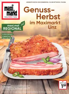 Vorschau der Angebote: Maximarkt Maximarkt Flugblatt gültig ab 01.10.2026