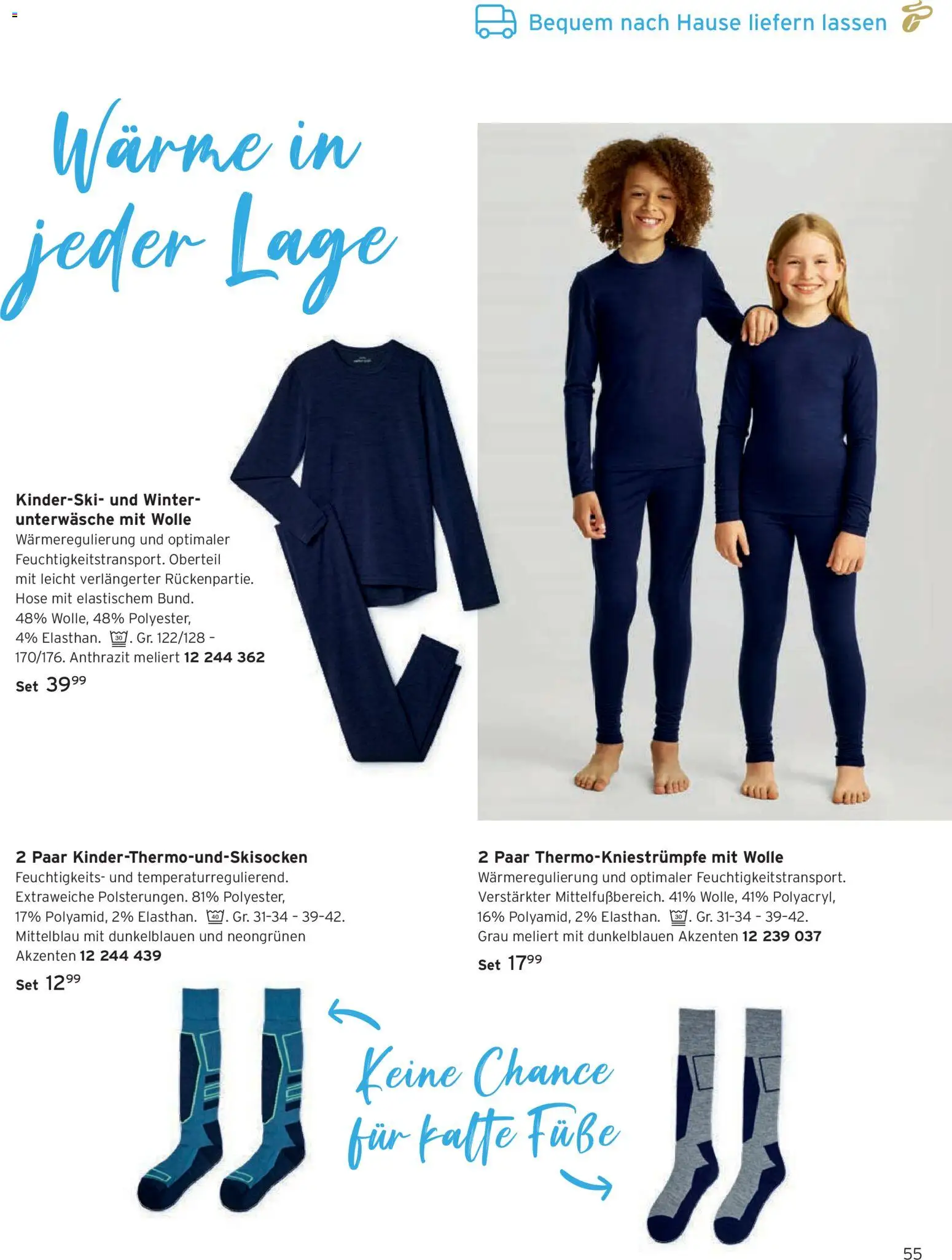 Vorschau von dem Prospekt des Geschäftes Tchibo, gültig ab dem 01.11.2026 - Hose, Unterwäsche, Kinderski