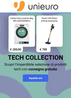 Anteprima del volantino Volantino Unieuro - Tech Collection valido a partire dal 11.06.2026