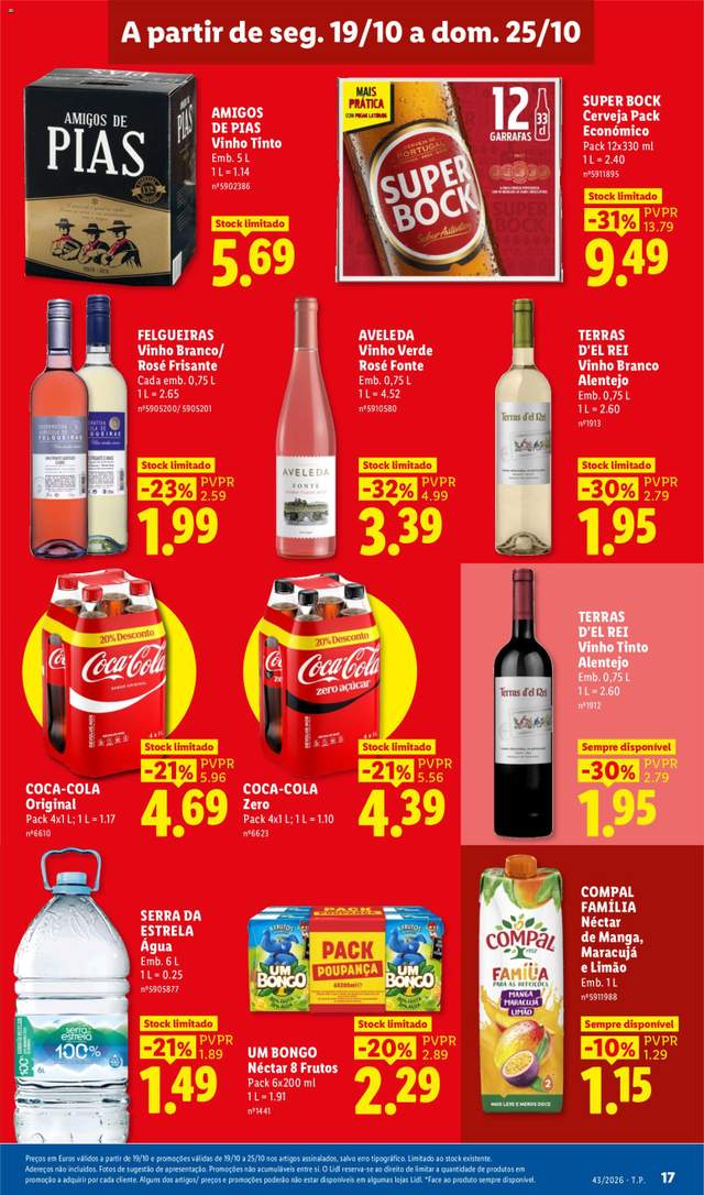 Novo folheto Lidl a partir de 19/10
